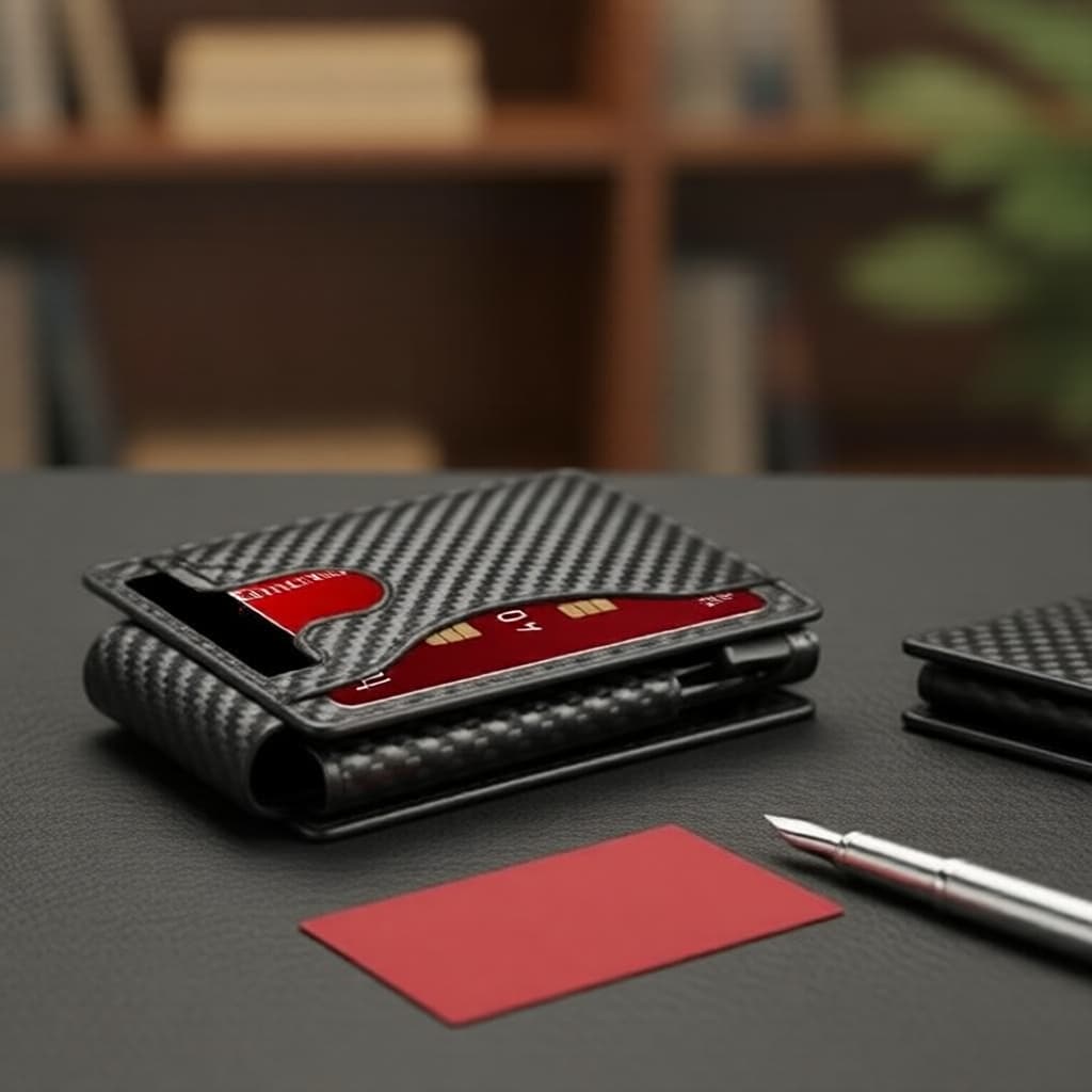 Carteira masculina antifurto multifuncional - porta-cartões pop-up com bloqueio RFID, design em alumínio