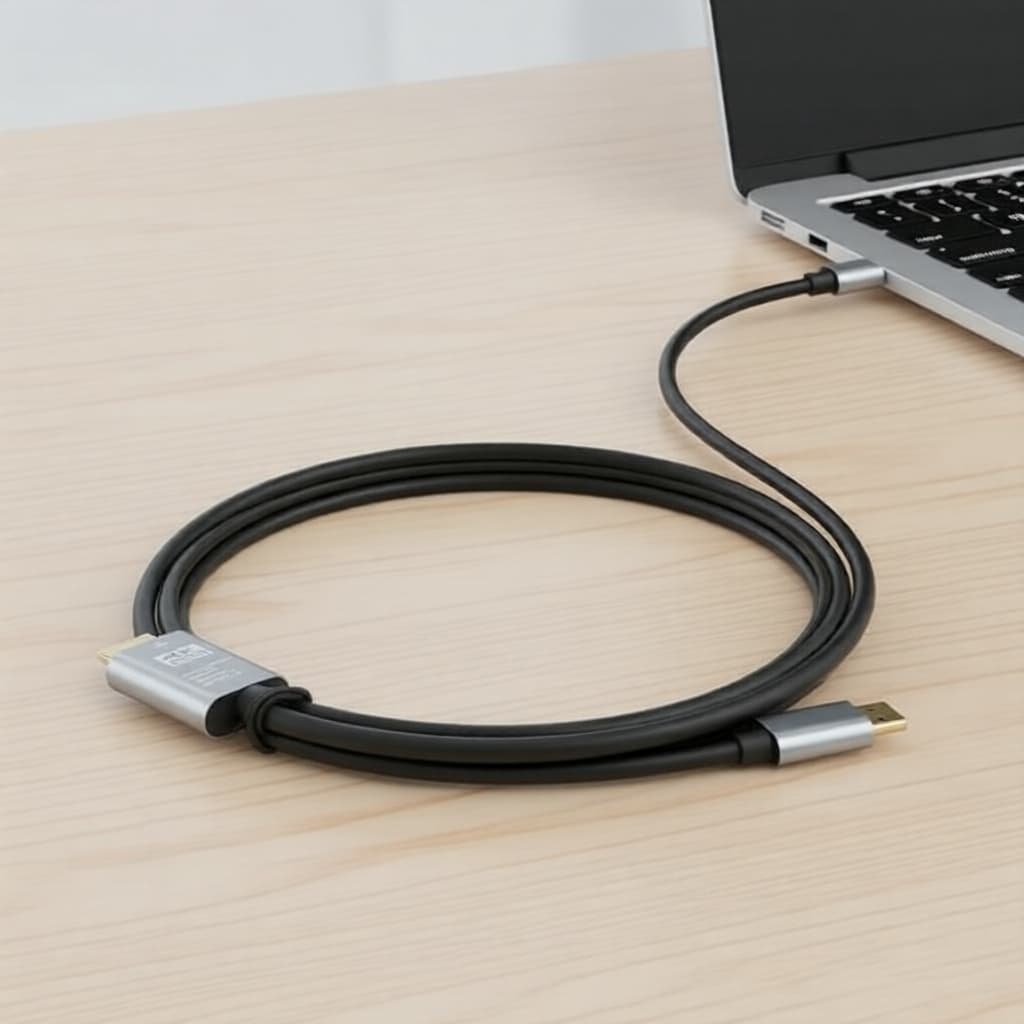 Adaptador USB C para HDMI 4K, Cabo Conversor Tipo-C para HDMI para MacBook, PC, TV, Projetor