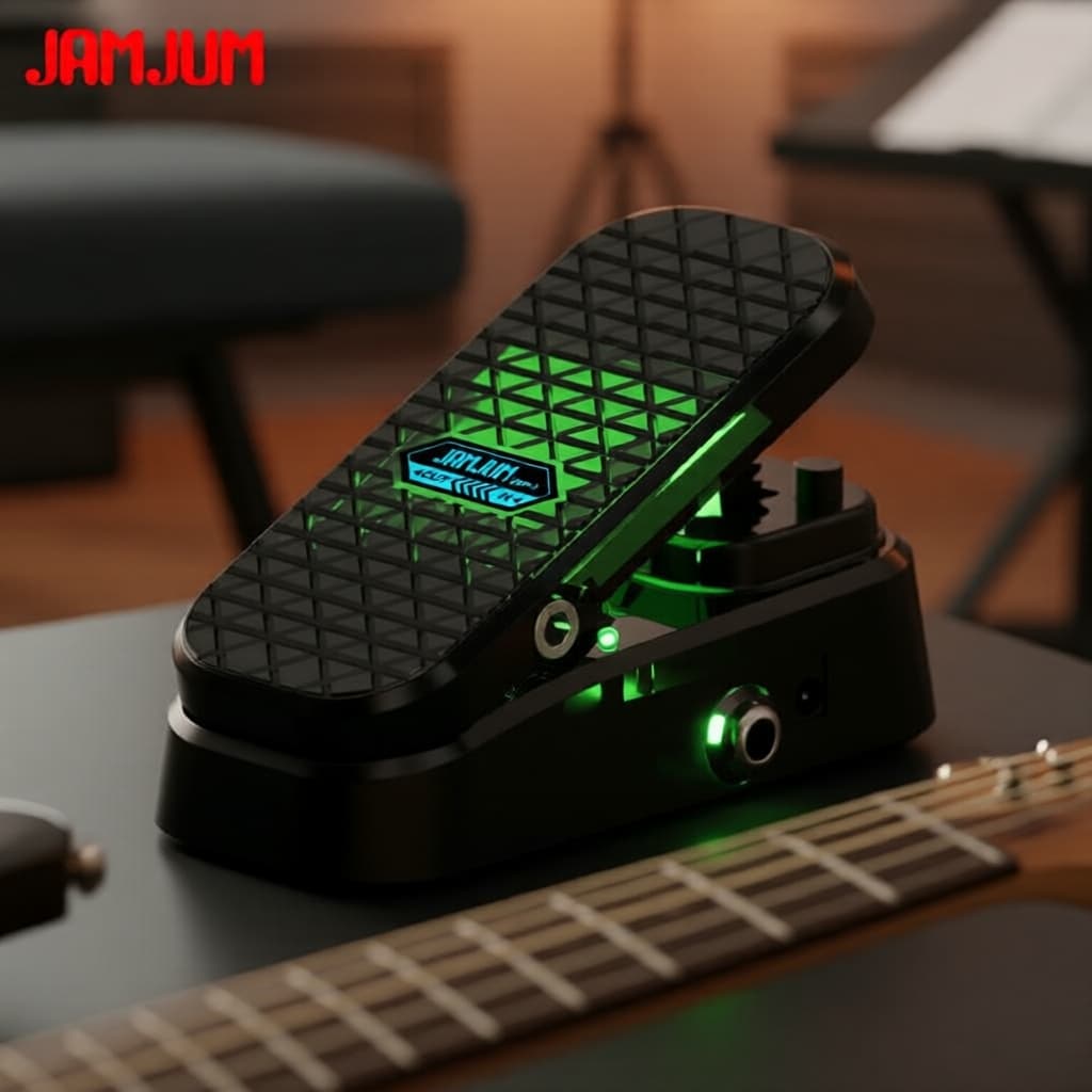 Pedal de Volume JAMJUM Wah, Deslizamento Silencioso, Design Passivo Sem Energia para Uso em Amplificador de Guitarra