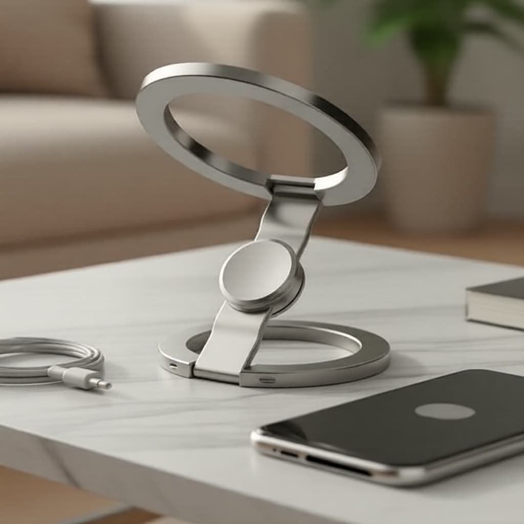 Suporte Magnético Duplo para Telefone Ankndo, Spinner de Liga de Zinco