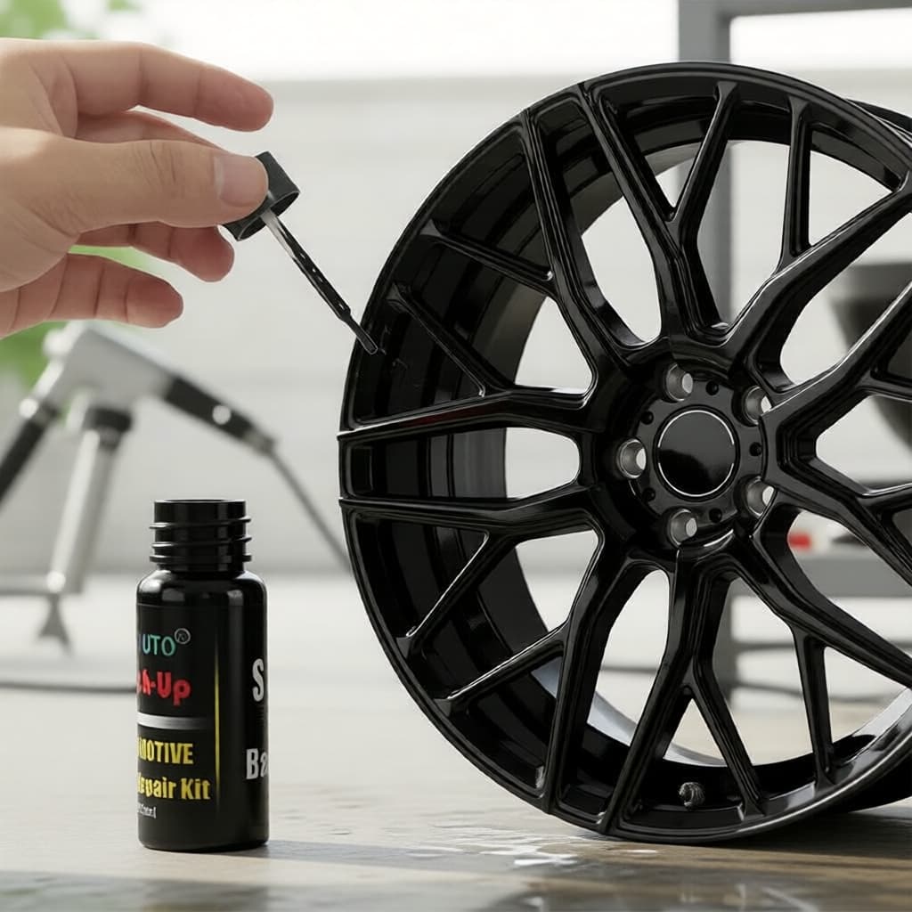 Kit de Tinta de Retoque para Reparação de Riscos em Rodas de Carro