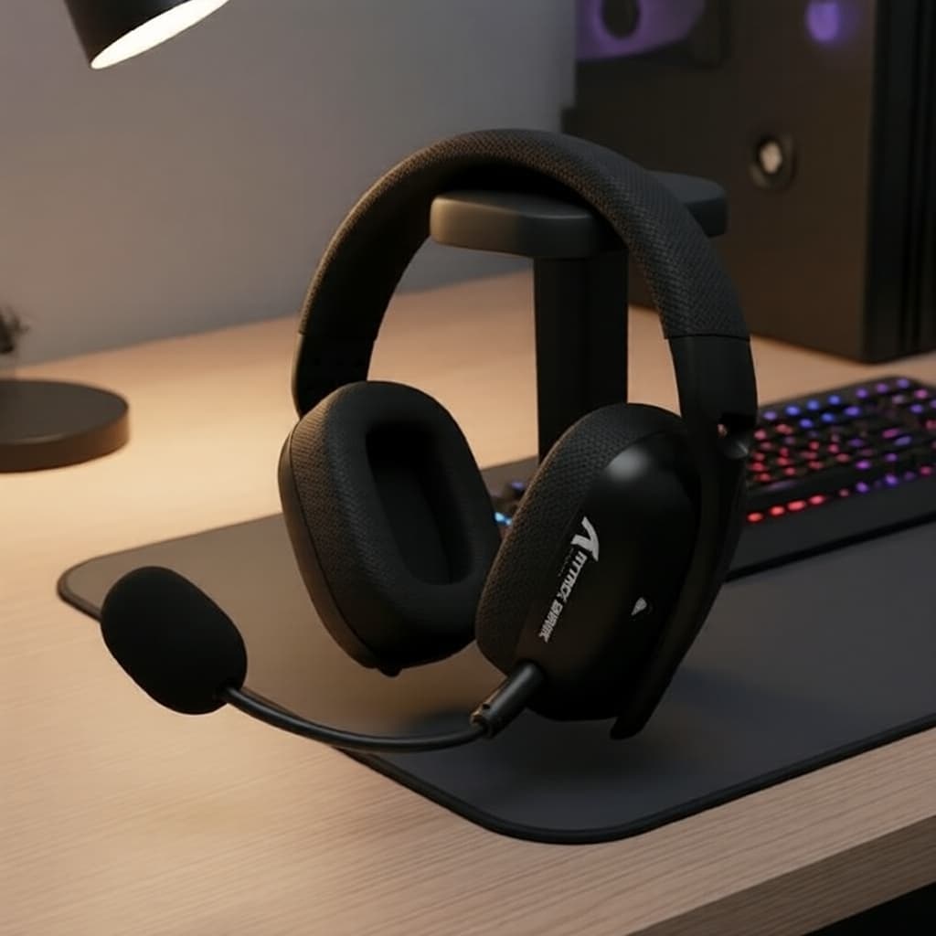 ATTACK SHARK L80PRO Fone de Ouvido Gamer 3 em 1 Sem Fio Bluetooth Baixa Latência com Dois Microfones e Modo Lightspeed