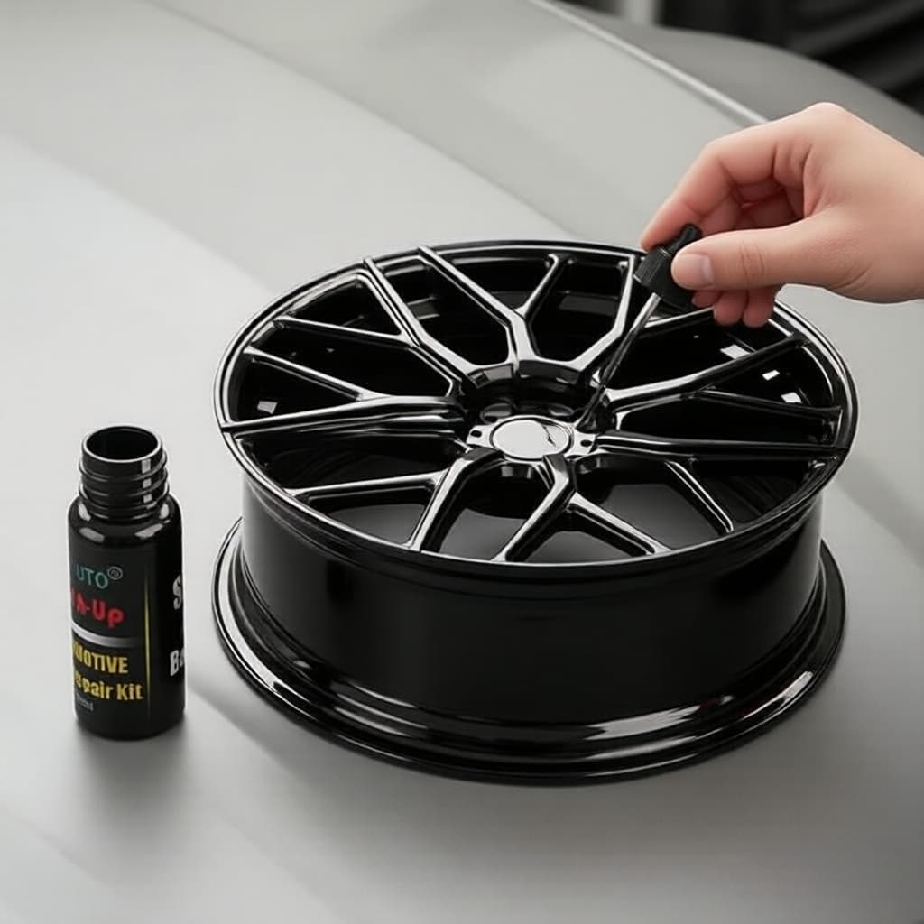 Kit de Tinta Retoque de Liga Leve de Carro Acessórios para Reparo de Riscos de Aro
