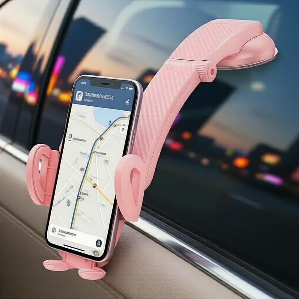 Suporte Veicular Ajustável para Smartphone - YWOR Dashboard
