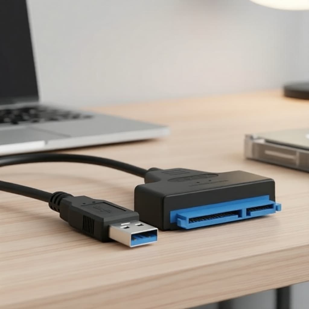 Cabo Adaptador USB 3.0 para SATA 2,5, 22 pinos, 6 Gbps para HD/SSD Externo