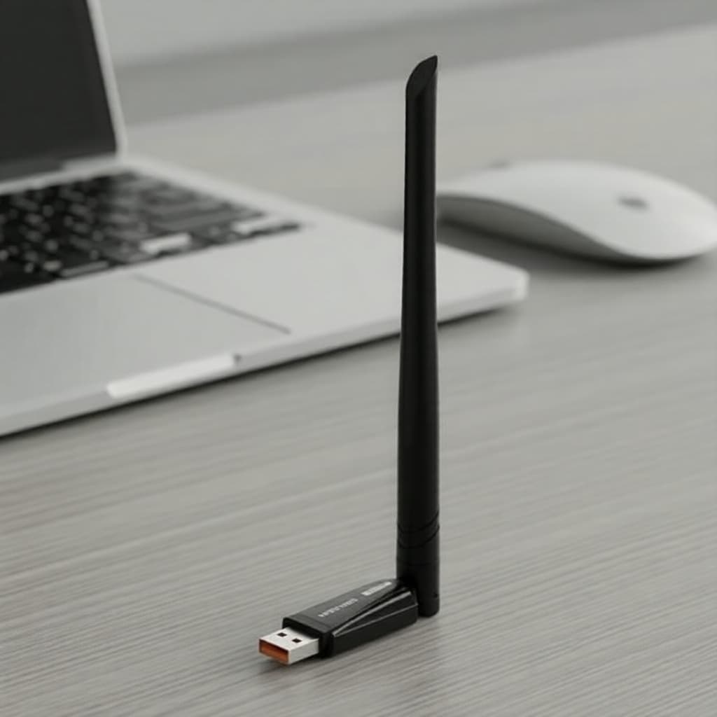 Adaptador USB Vention Wi-Fi 6 Banda Dupla 600Mbps com Bluetooth para PC