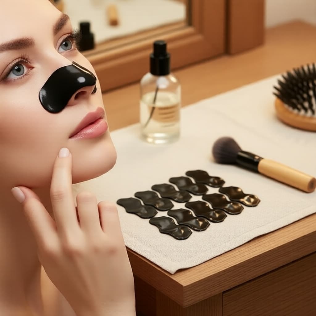 Tiras para Nariz 10 Peças – Removedor de Cravos, Patches para Limpeza Profunda de Poros e Espinhas, Cuidado Facial