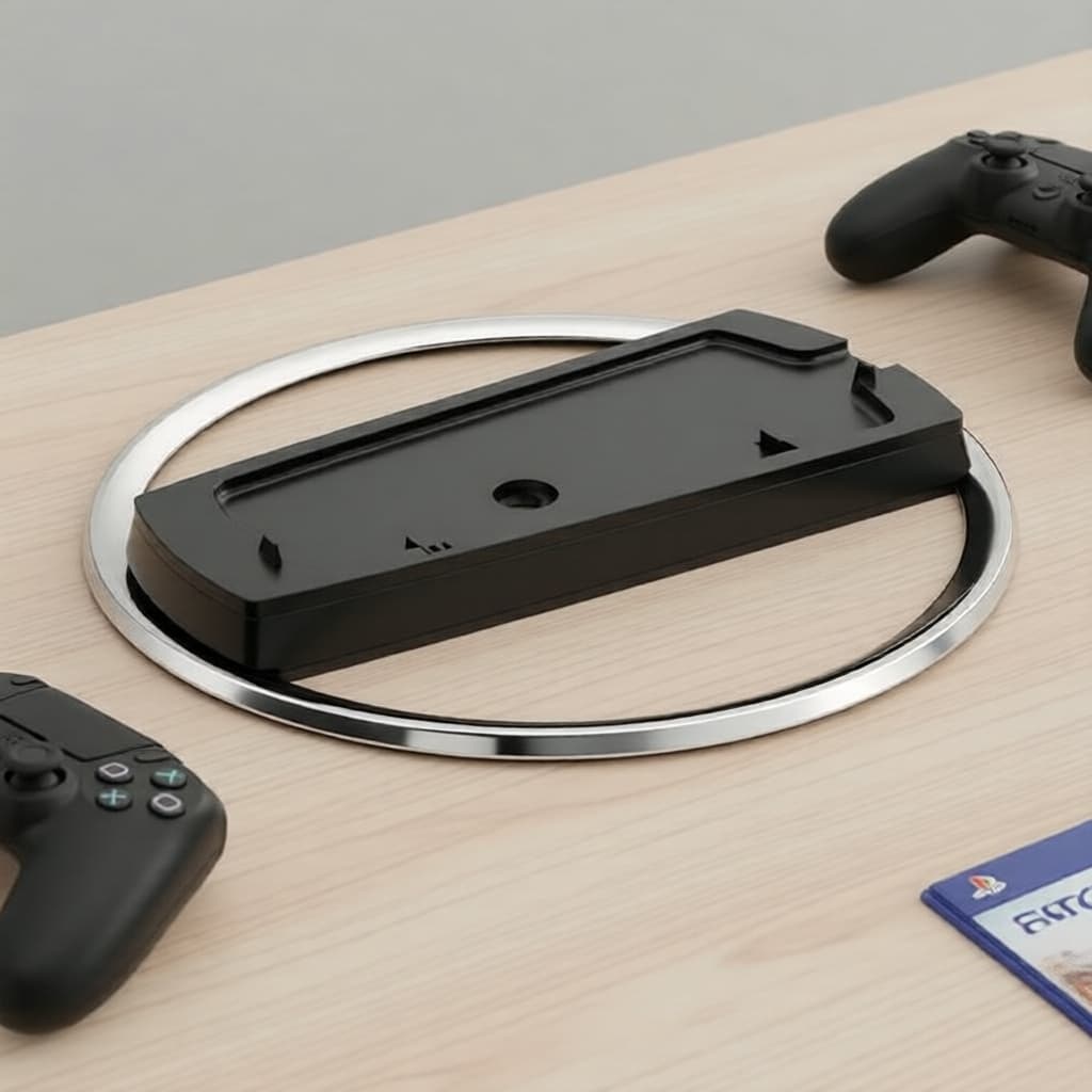 Suporte Vertical para PS5 Slim e PS5 Pro, Compatível com Edições de Disco e Digital