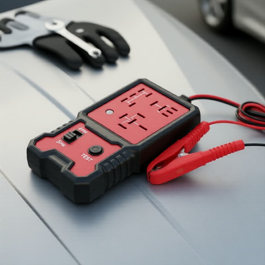 Indicador LED para Teste de Bateria e Relé de Carro | Ferramenta de Diagnóstico Eletrônico Profissional Universal
