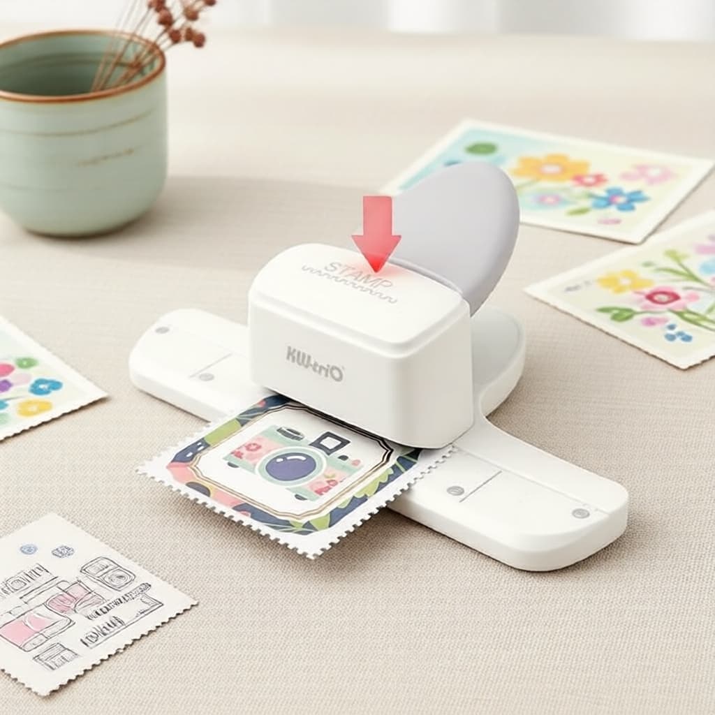 KW-triO Furador de Bordas para Scrapbook e Cartões | Ferramenta de Perfurador de Papel para Álbuns de Fotos e Jornais
