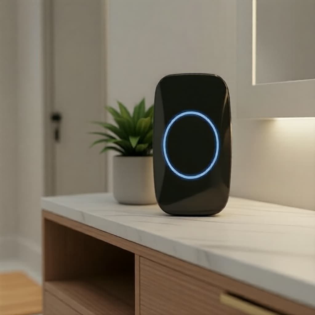 Campainha Sem Fio à Prova d'Água com Plugue UK Inteligente – Sem Pilhas, Campainha Inteligente para Casa