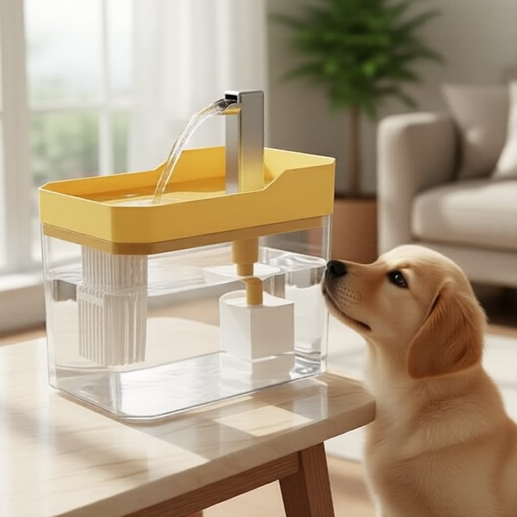 Fonte de Água Automática 3L Ultra Silenciosa em Aço Inoxidável 304 para Gatos e Cães