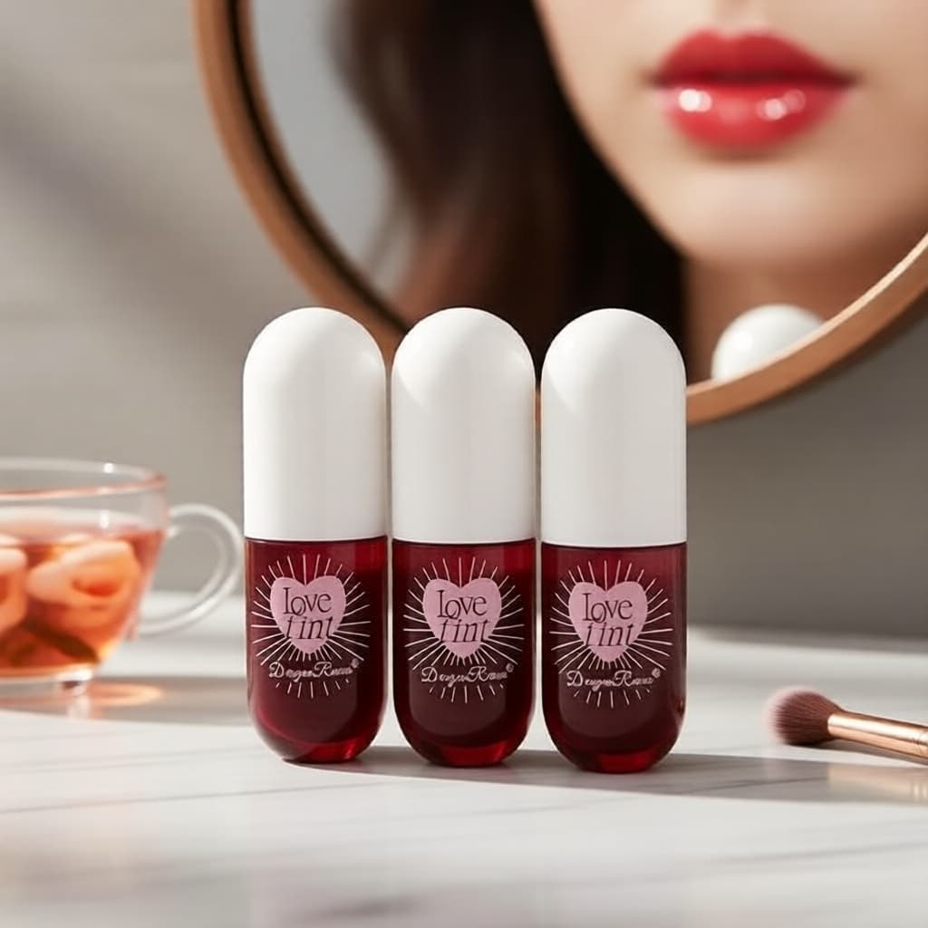 Dragon Ranee Love Tint Mirror Batom Labial: À Prova D'Água, Hidratante e Brilhante, Ideal para a Primavera e Maquiagem