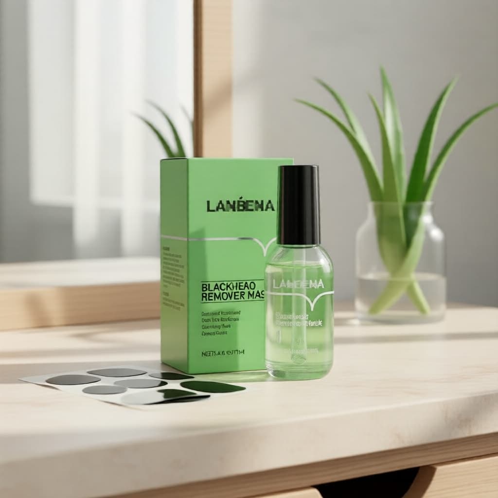 Novo Duo LANBENA Removedor de Cravos e Apertador de Poros Passo 1+2, Cuidados com a Acne Facial 17ml