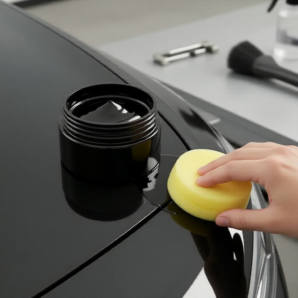 Creme de Renovação para Plástico & Couro de Carro – Creme Restaurador para Para-choques & Painel com Revestimento