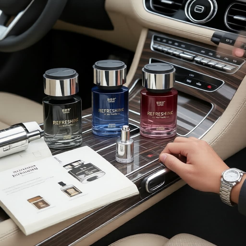 CARORI Perfume Automotivo de 100 Anos de Fragrância Pine Lemon - Aromatizador e Purificador de Ar para Carro com