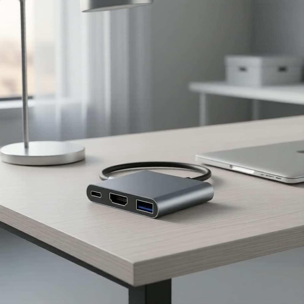 Adaptador USB C para HDMI, Hub 4K USB C com 100W PD, Porta USB 3.0, Conversor Digital Multiportas HDMI para USBC para