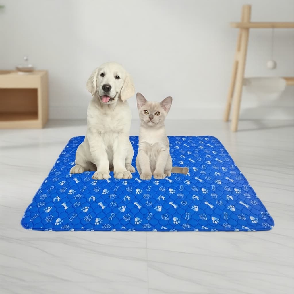 Tapete lavável de 4 camadas reutilizável para caixa de transporte de cães, tapete para porquinho-da-Índia e tapete