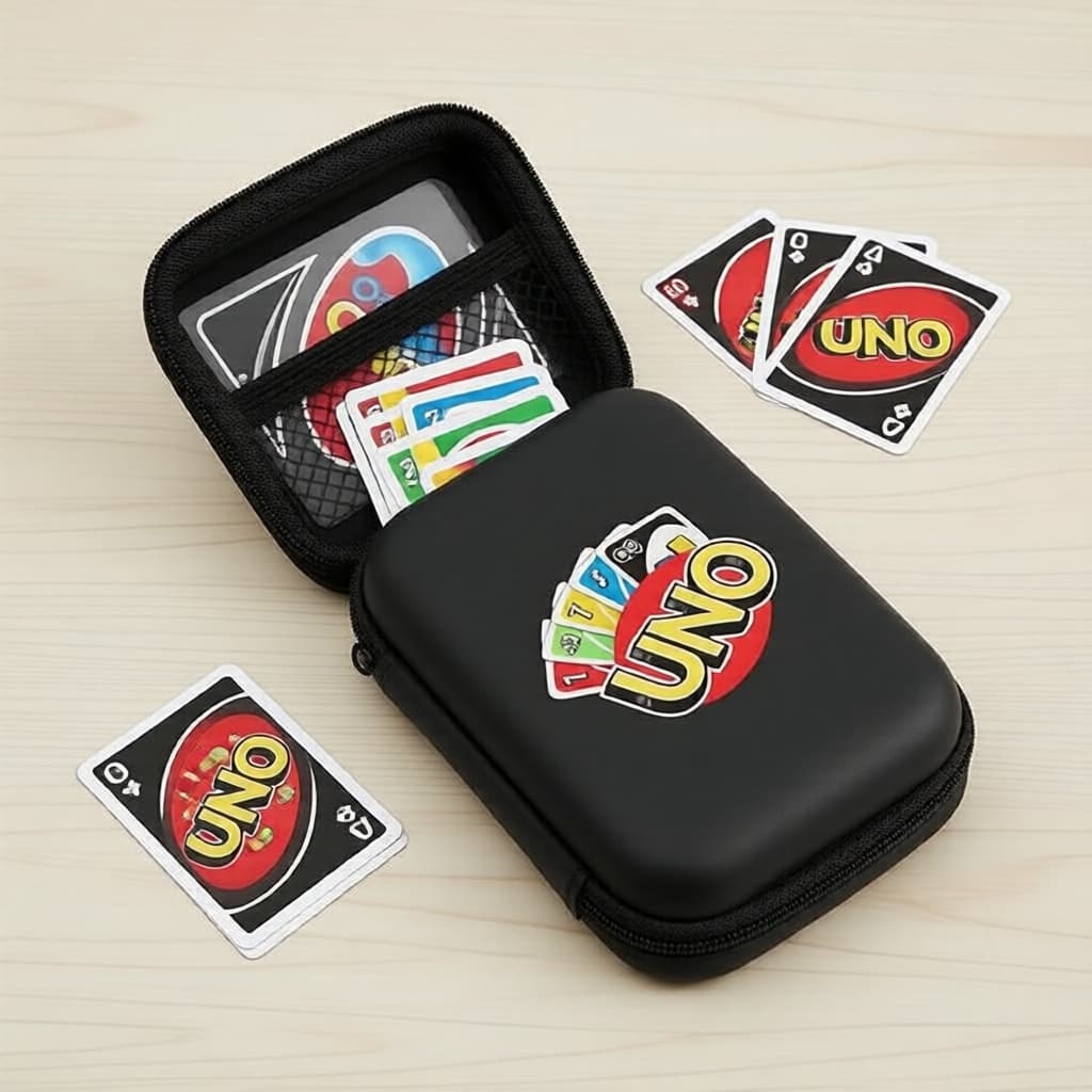 Caixa Organizadora Multicolorida para 112 Cartas com Mangas para Uno, Tarot, Poker e Jogos de Tabuleiro – Presente de