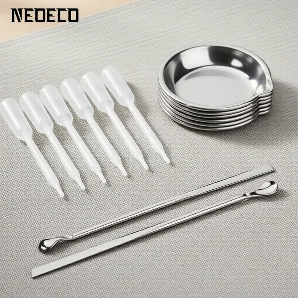 Ferramentas para Pintura e Artesanato DIY - 12 Bandejas, 2 Mexedores, 8 Pipetas de 3 ml