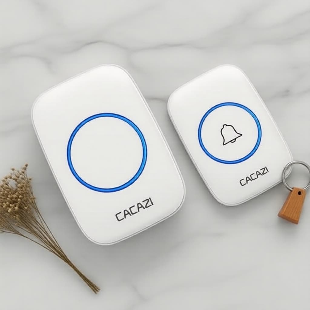 Campainha Sem Fio à Prova d'Água com Alcance de 300m, 36 Toques para Casa, Apartamento e Hotel - Campainha Inteligente