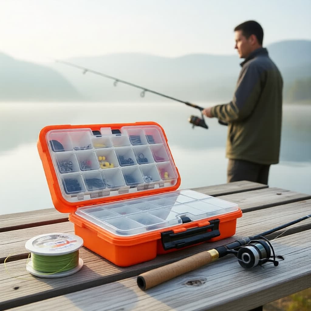 Kit de Equipamentos de Pesca com Isca e Caixa, 143/207/318 Peças, Acessórios de Pesca Completos