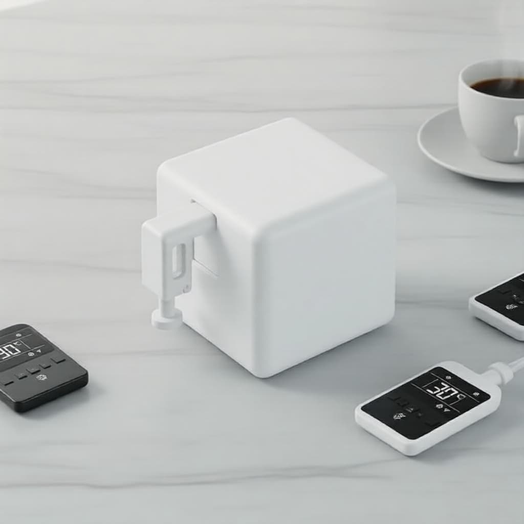 Botão de pressão inteligente para interruptor Bluetooth Tuya Fingerbot, compatível com Alexa e Google Home