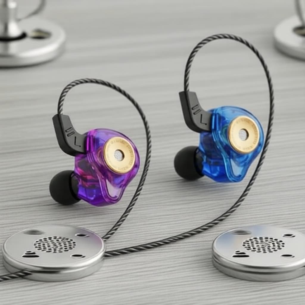 QKZ AK6-Ultra Fone de Ouvido Com Fio Intra-Auricular, Fones Gamer com Microfone, P2 3,5 mm