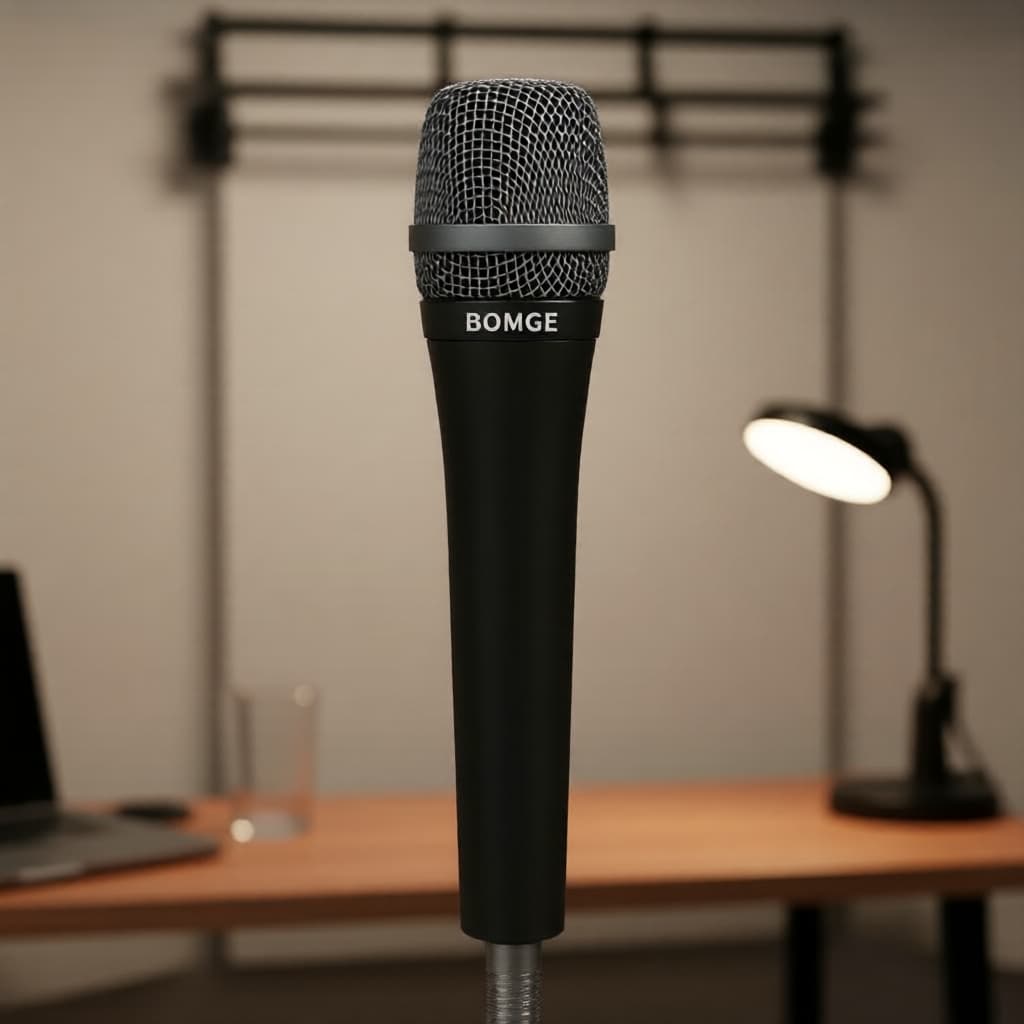 TAVOSOP Microfone Dinâmico de Mão – Microfone Vocal de Alta Fidelidade com Corpo Metálico Completo