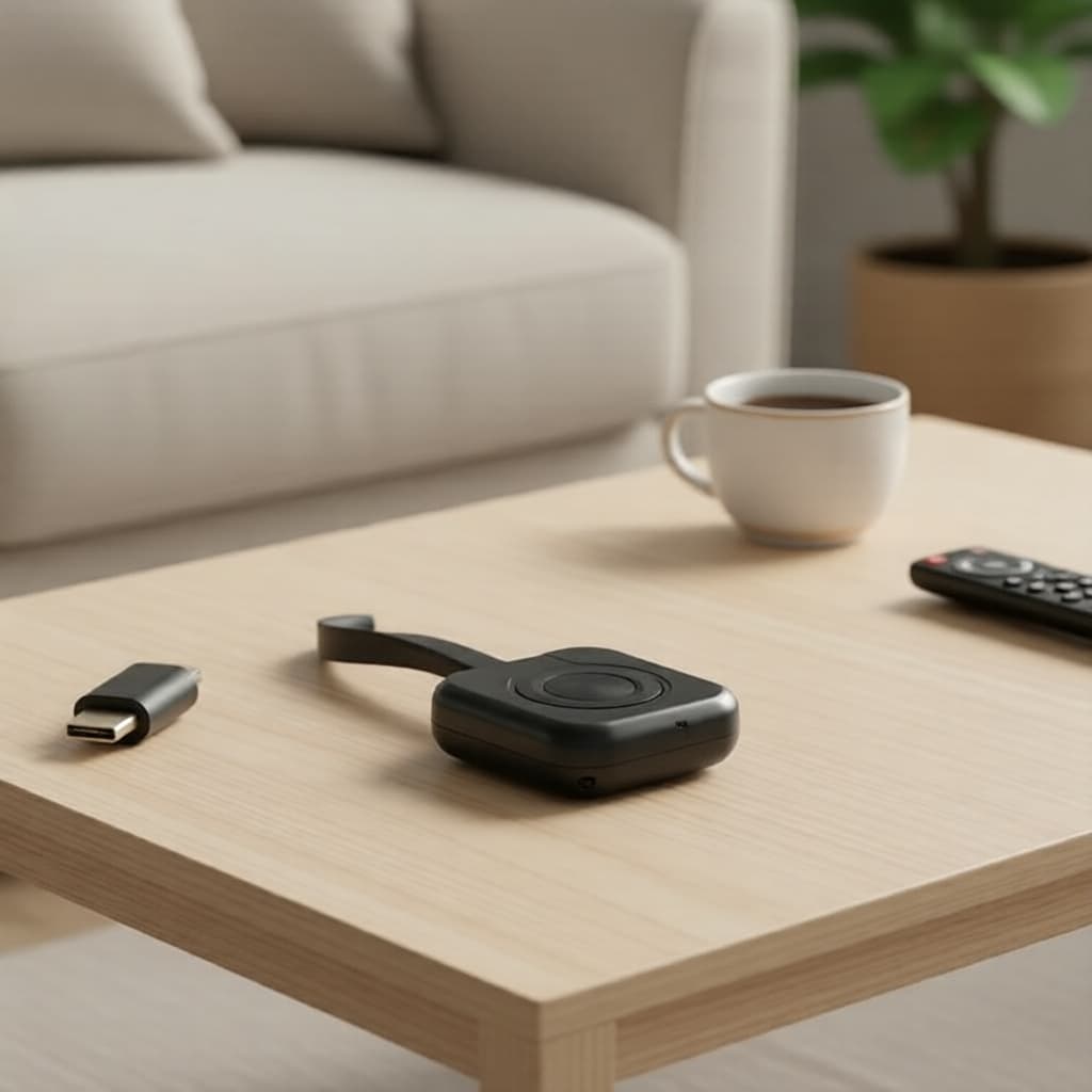 Dispositivo de Transmissão Wireless 1080P HD, Dongle WiFi para Espelhamento de Tela do Celular para TV HDMI
