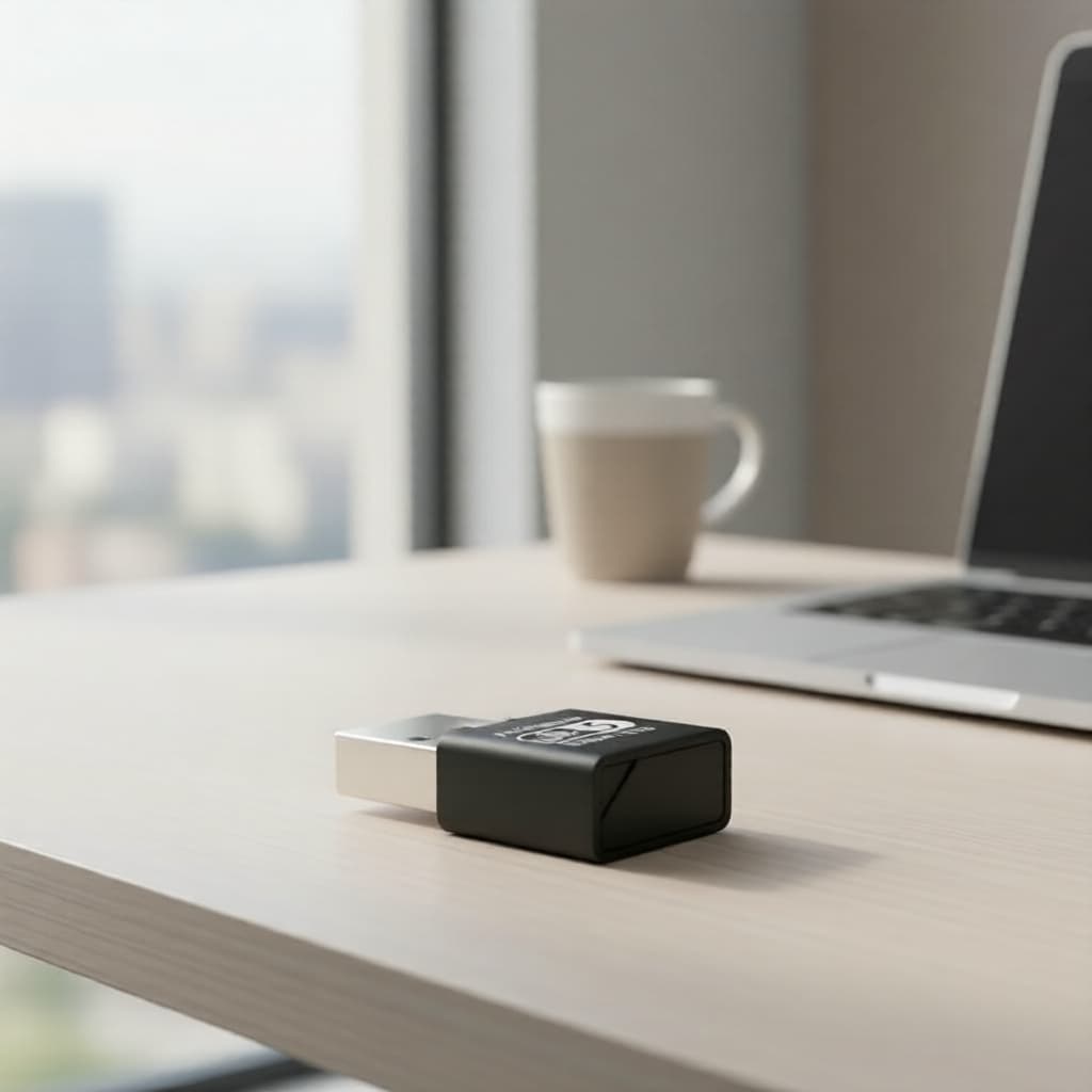 650Mbps 802.11ac USB Dongle Wi-Fi Banda Dupla 2,4/5,8 GHz Adaptador de Rede Sem Driver