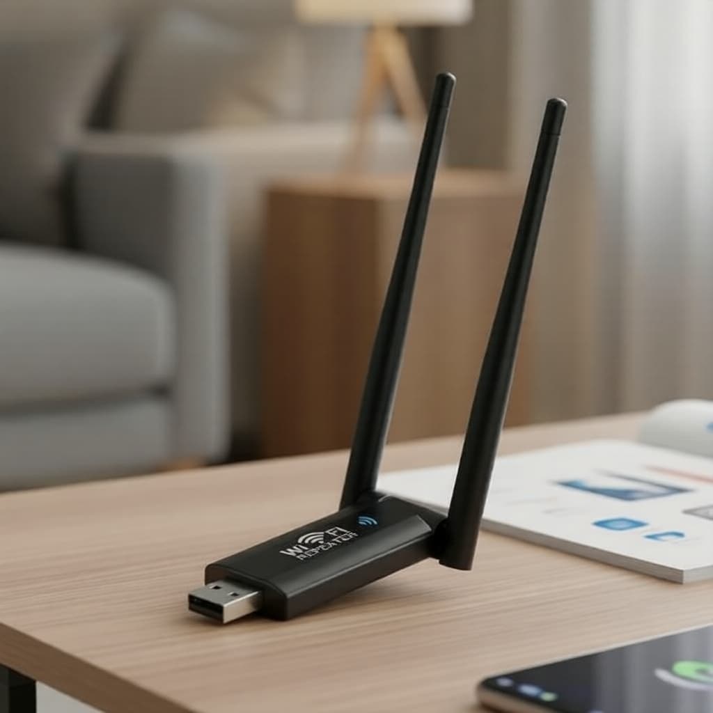 Repetidor e Amplificador Wi-Fi 2,4G USB Wireless 300Mbps para Expansão de Cobertura do Roteador