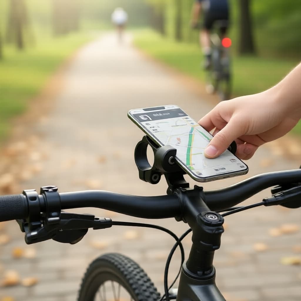 Universal MT-Q01 Suporte de Telefone para Bicicleta e Moto, Design Antitremor