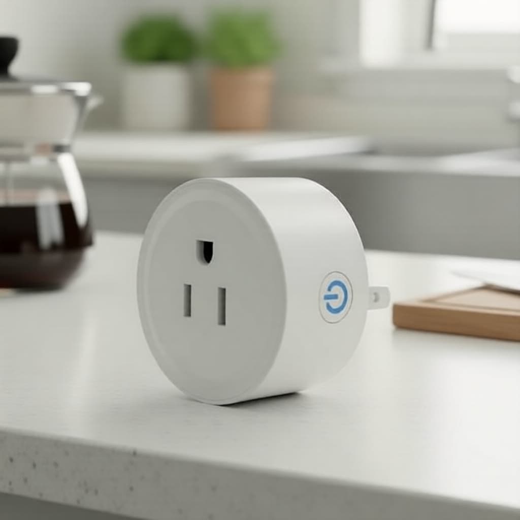 Tomada Wi-Fi inteligente de 2 pinos plana dos EUA, compatível com Tuya e aplicativo Smart Life