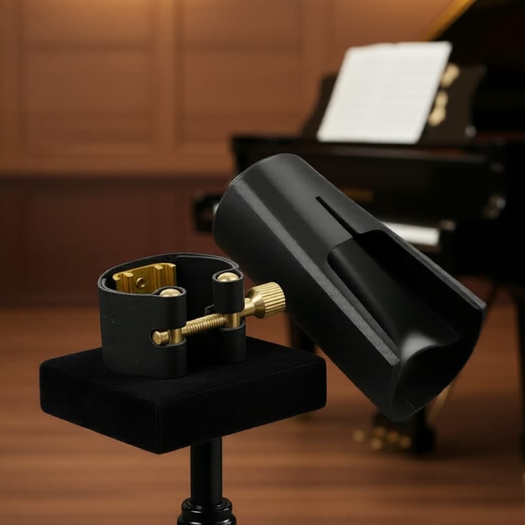 Conjunto de boquilhas de corda de guitarra elétrica Orphee e abraçadeira para saxofone (alto/soprano/tenor) e clarinete