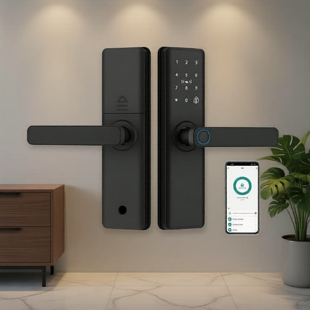 Entrada Segura em Casa: Fechadura Inteligente com Impressão Digital + Teclado + RFID Wifi