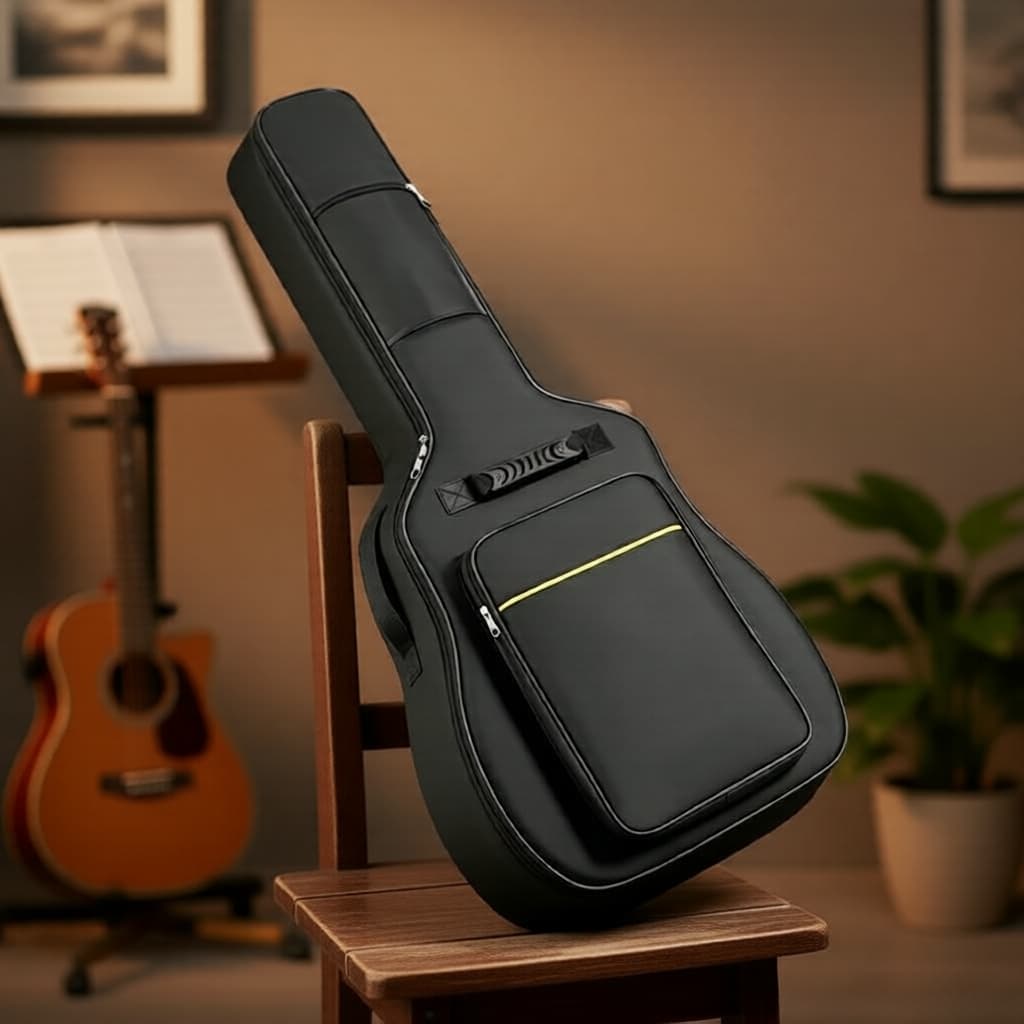 Miwayer Estojo de Violão Acústico 41 Polegadas – Resistente à Água, Antichoque, Almofadado com Alça Ajustável