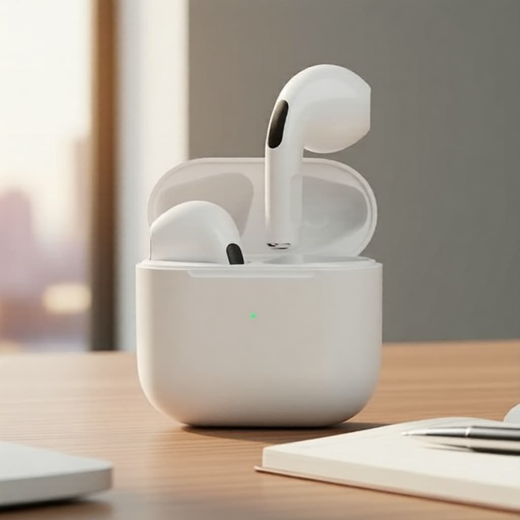 Fones de Ouvido Bluetooth TWS Intra-Auriculares para Jogos, HI-FI Estéreo com Redução de Ruído