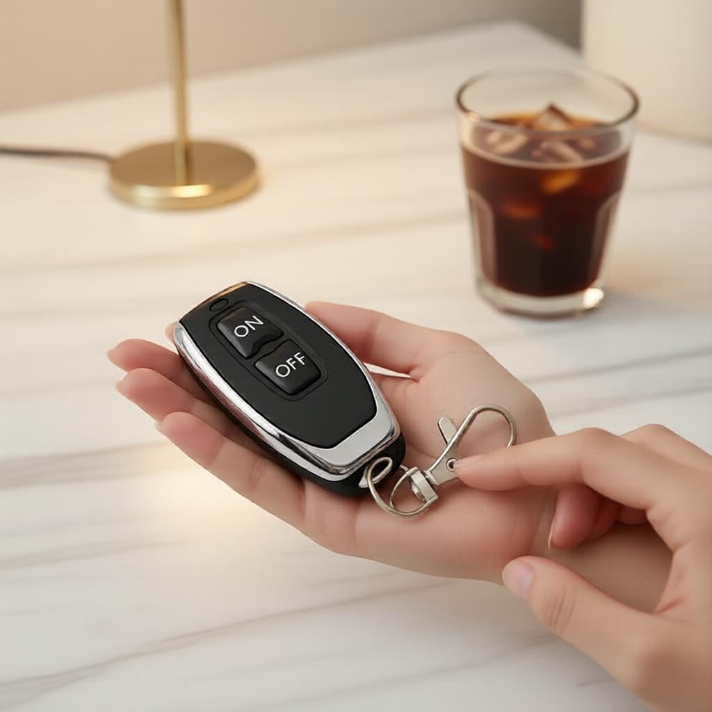 Interruptor Inteligente De Alta Potência Sem Fio 30V/220V 30A Receptor 100M De Alimentação Longo Alcance Para Uso Em Via