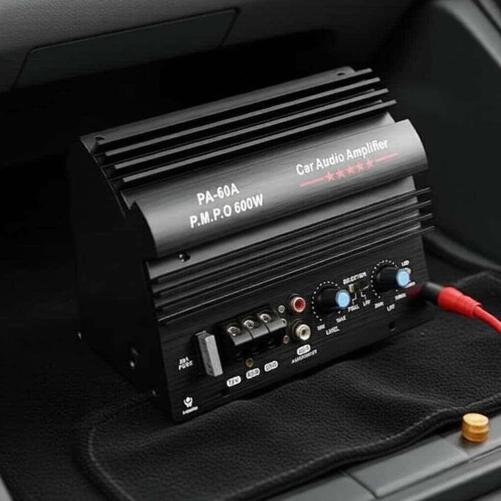 Módulo Amplificador de Carro Mono 12V 600W, Graves de Subwoofer sem Perdas, Substituição de Alta Potência para Áudio