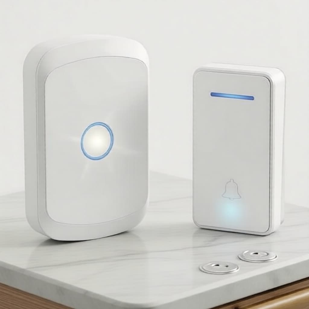 Campainha Inteligente Sem Fio, Alimentada por Movimento, à Prova d’Água, com Sensor de Movimento, para Apartamentos e