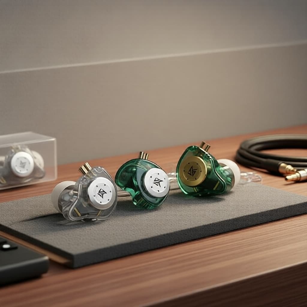 Fones de ouvido KZ EDX Pro, estéreo HiFi com fio e TWS sem fio, fones de ouvido com redução de ruído, à prova d'água,