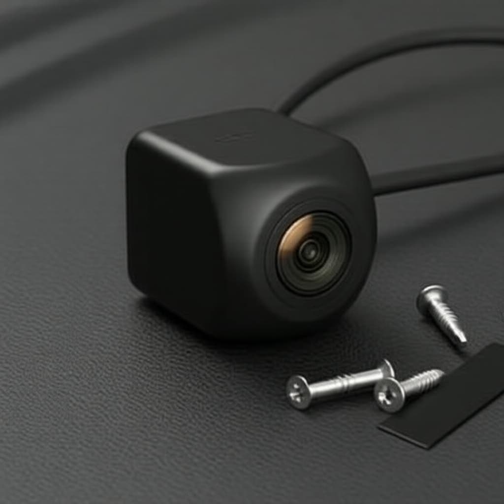 Câmera de Ré 1080P AHD à Prova d’Água 4 Pinos para DVR Veicular e Espelho Retrovisor Monitor