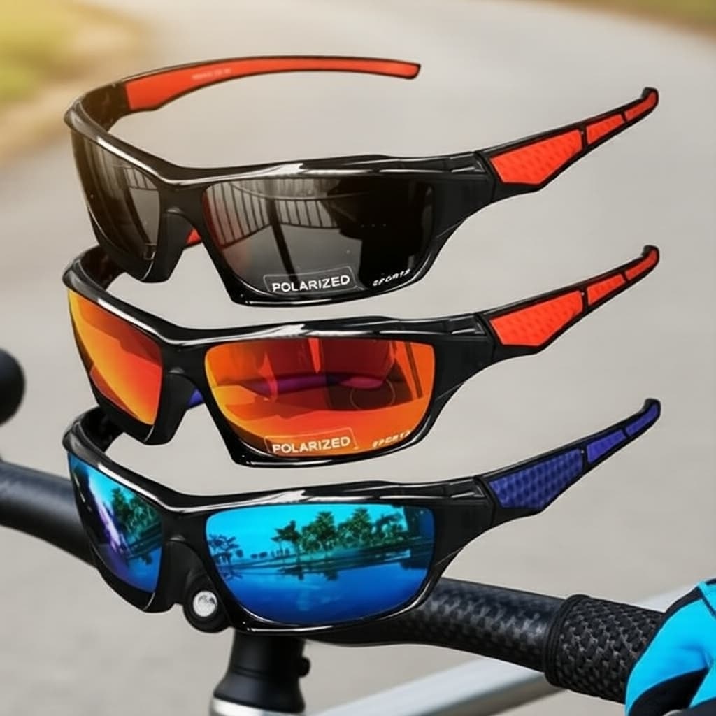 Óculos de Sol Esportivo Clássico Retro UV400 para Pesca, Ciclismo, Trilha, Corrida e Direção