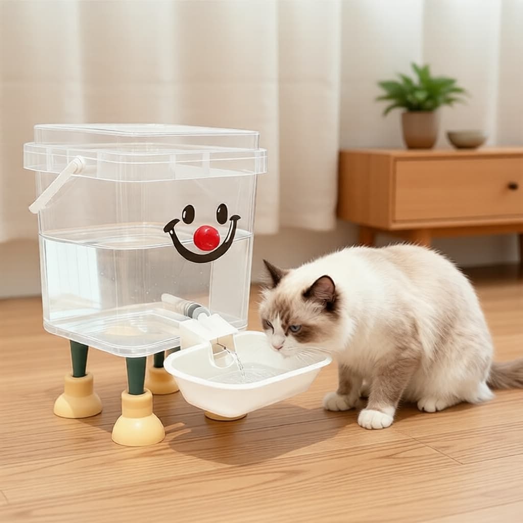 Fonte de água automática para pets 3/5L, tanque removível silencioso para gatos e cães, alimentador lento de silicone e