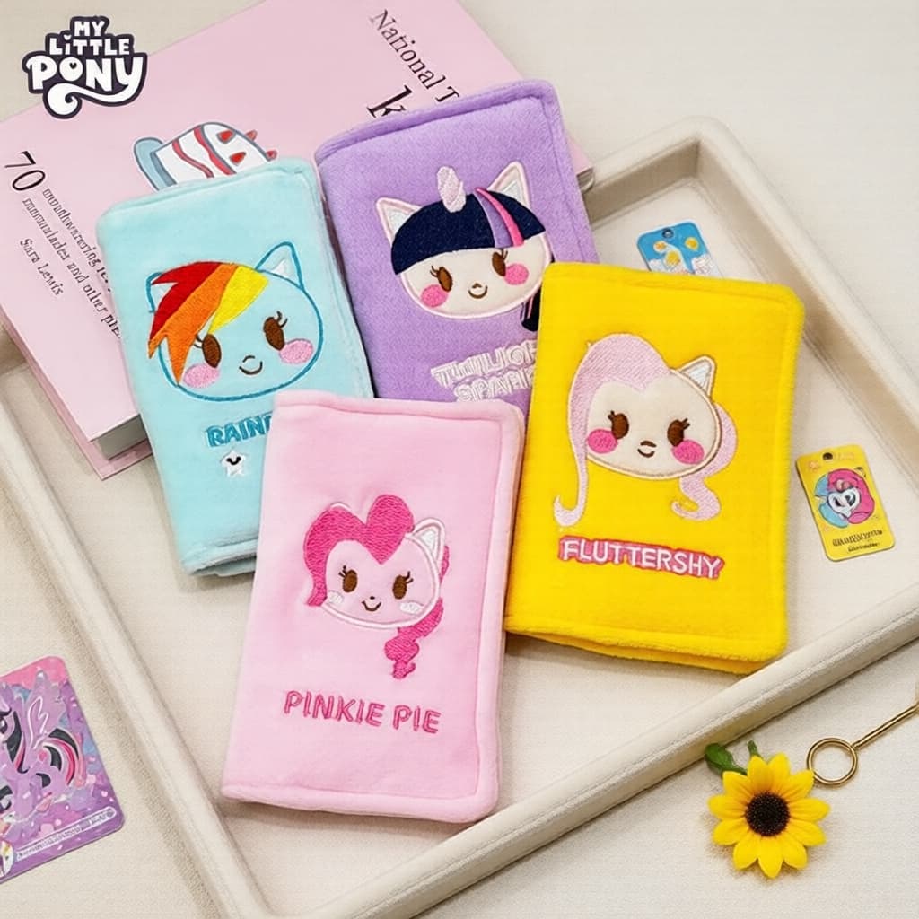 Porta-Passaporte & Identidade My Little Pony – Twilight Sparkle/Fluttershy, Acessório de Viagem Fofo, Presente para