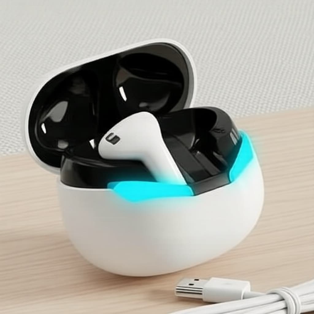 Fone de Ouvido Bluetooth Monster Q15 TWS, Som Hi-Fi, Fones de Ouvido Esportivos e Gamer com Cancelamento de Ruído, Fone