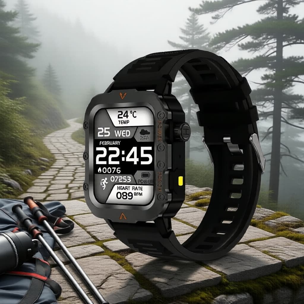 H11 Smartwatch - Primavera 2026, 3ATM à prova d'água, AMOLED, Assistente de voz AI, Pronto para a academia