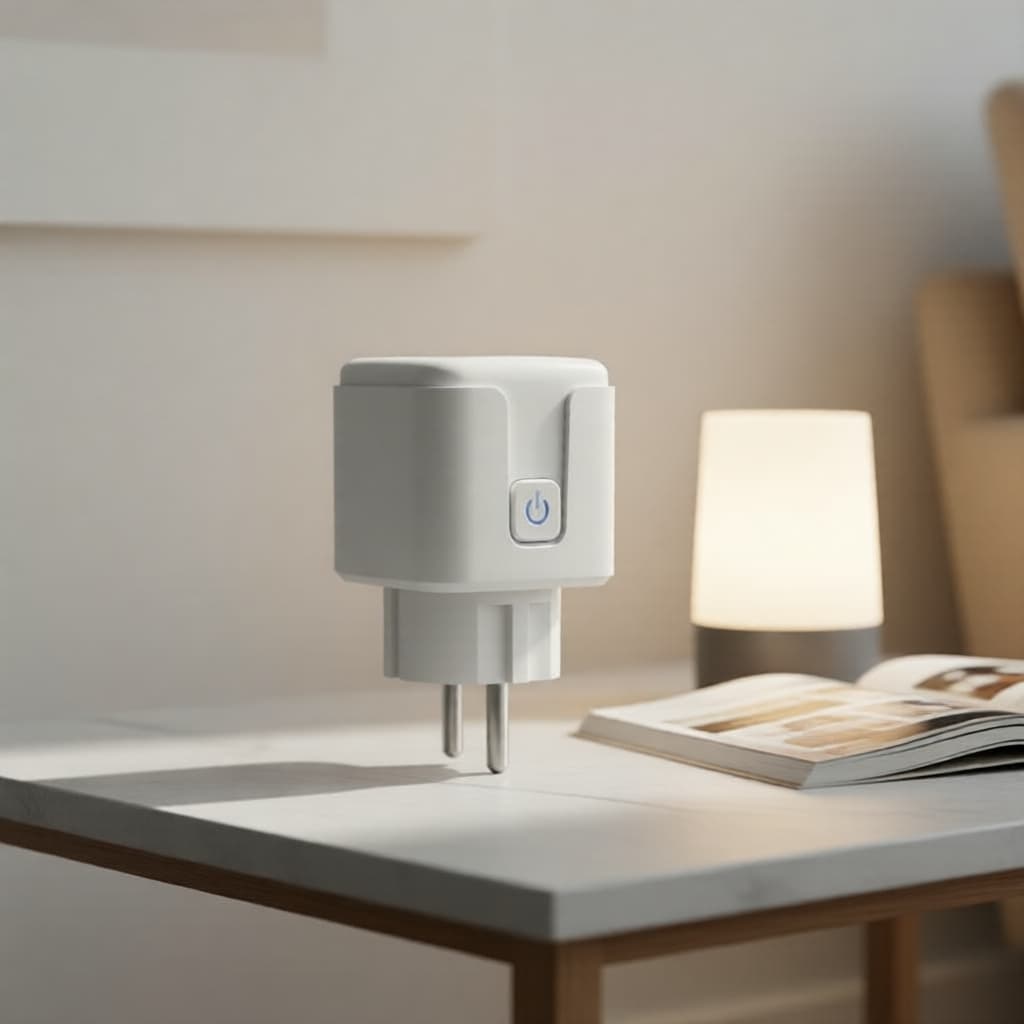 Tomada Inteligente Tuya 16A 20A UE, compatível com WiFi, interruptor de luz remoto, controle por voz com Alexa/Google,