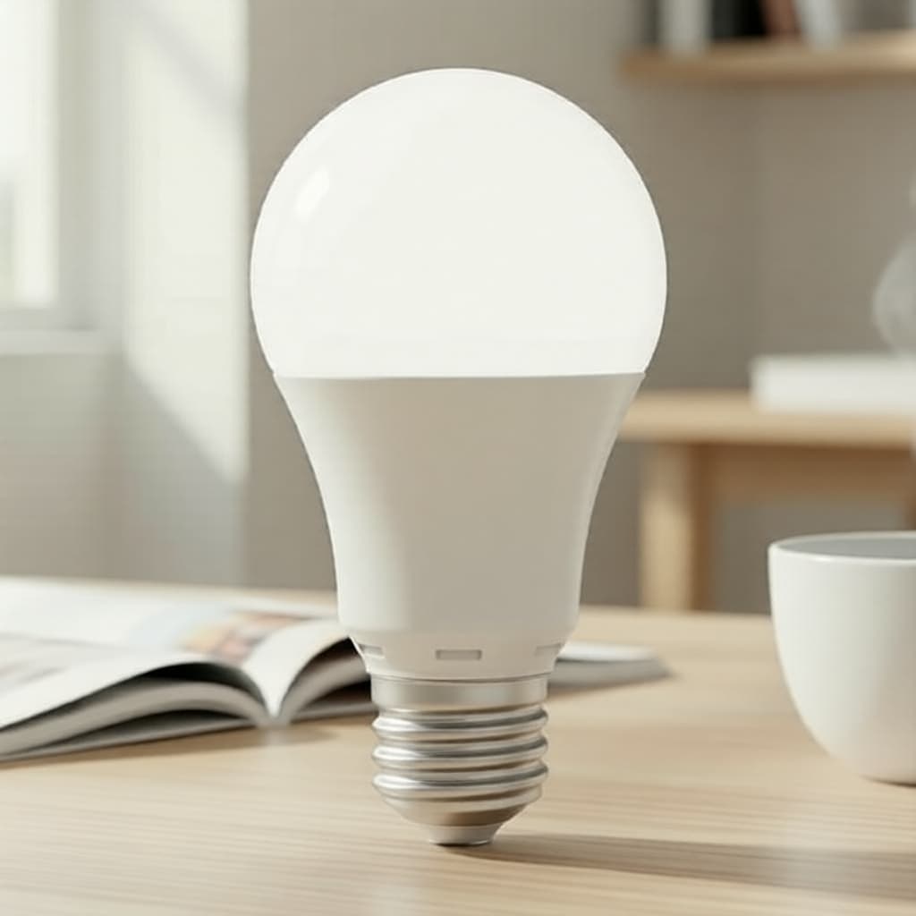 Lâmpada LED Inteligente WiFi Ativada por Voz – Brilho Regulável, Compatível com Alexa e Google Home para Quarto/Sala